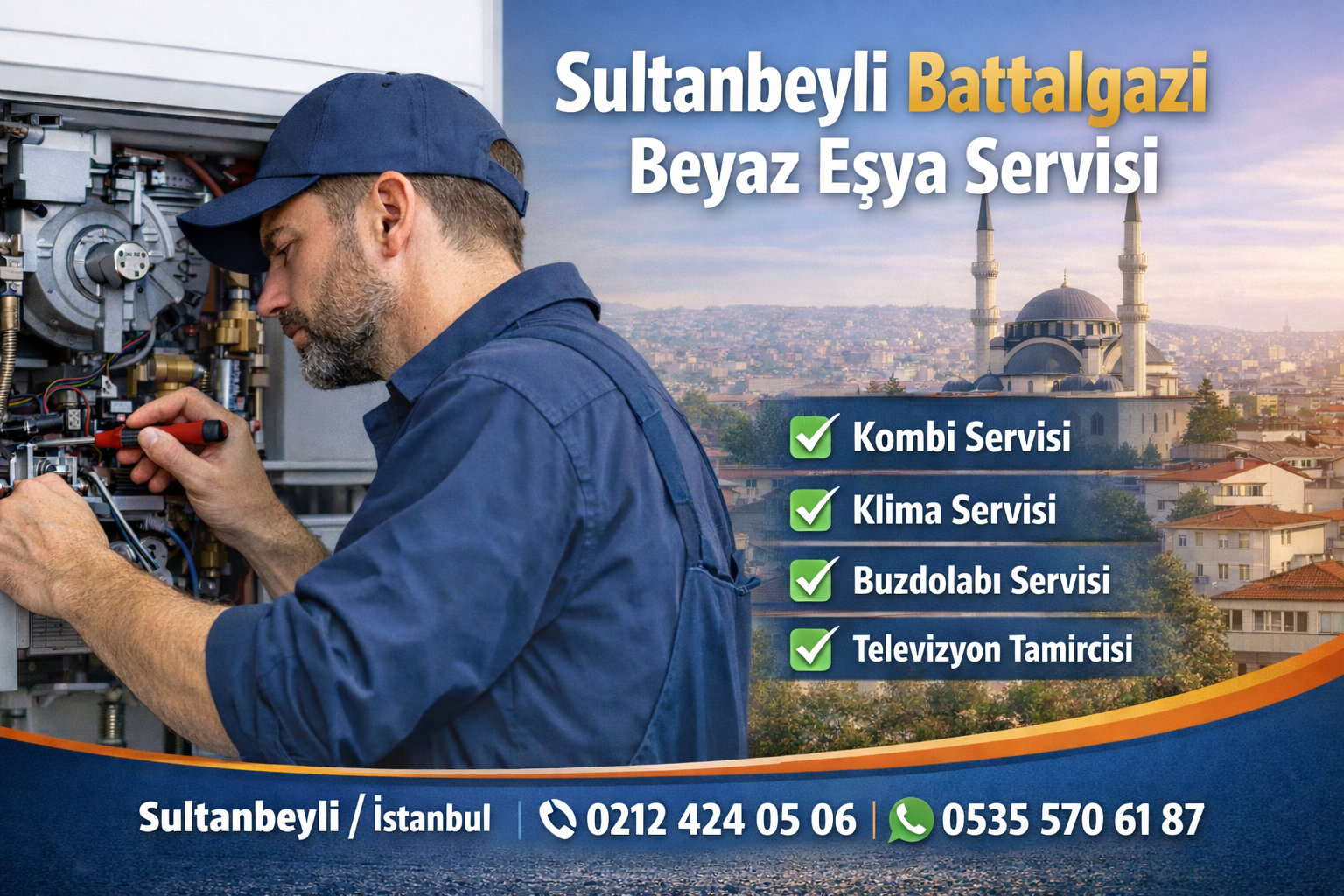Sultanbeyli Battalgazi Beyaz Eşya Servisi